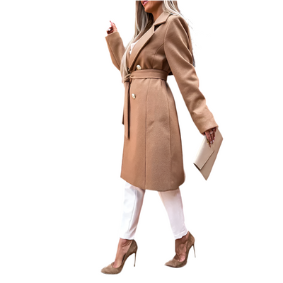 Bellova – Lång kappa med reverskrage