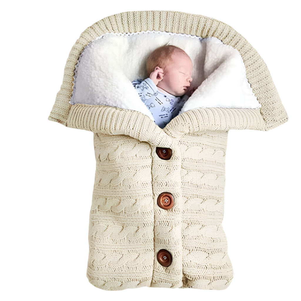 SnuggleNest – Varm babysovsäck för alla årstider