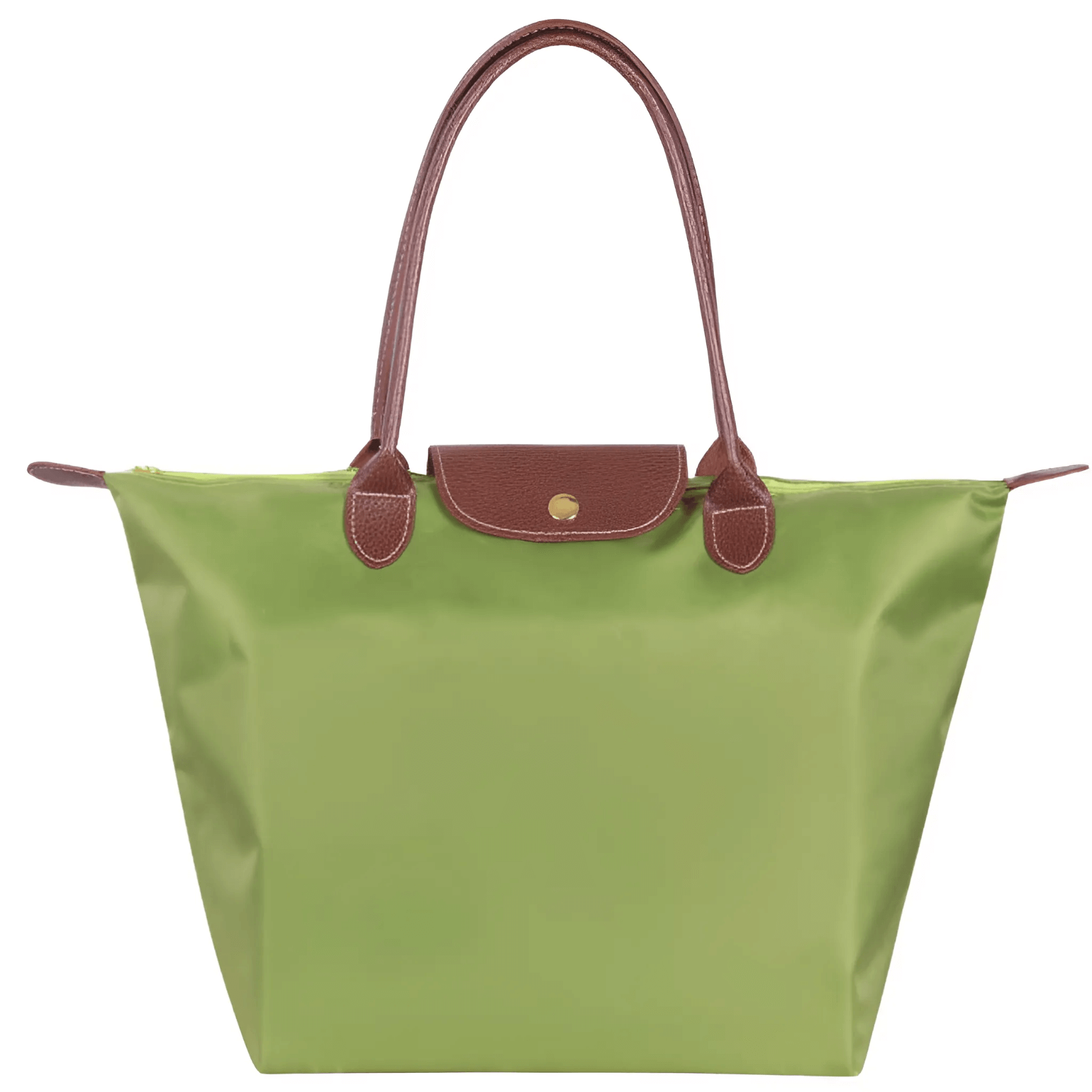 Oxforte – Elegant Axelväska i Oxfordtyg och Läderdetaljer