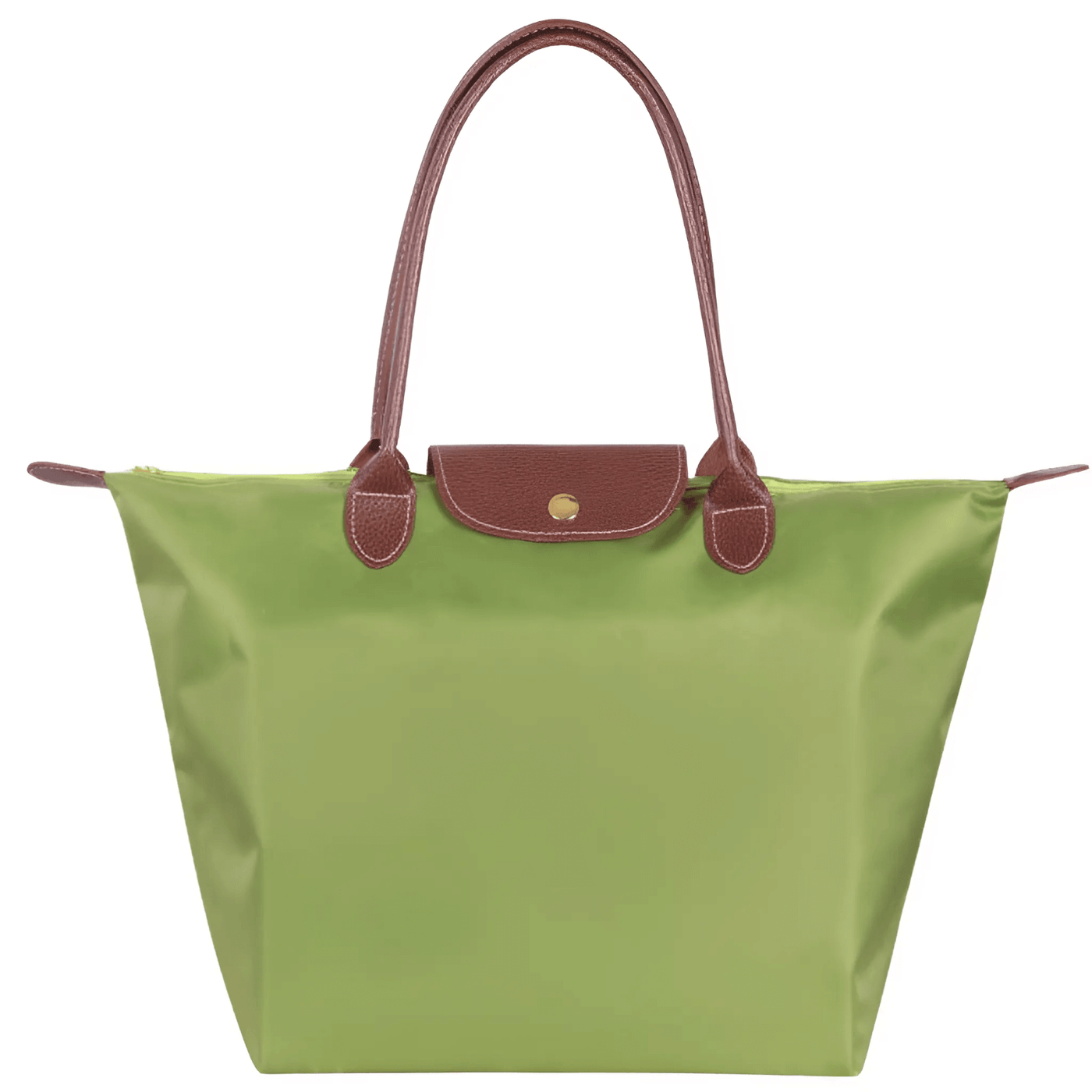 Oxforte – Elegant Axelväska i Oxfordtyg och Läderdetaljer