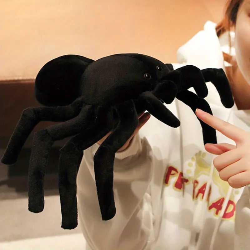 Arachnura – Jätte Svart Spindel Plysch